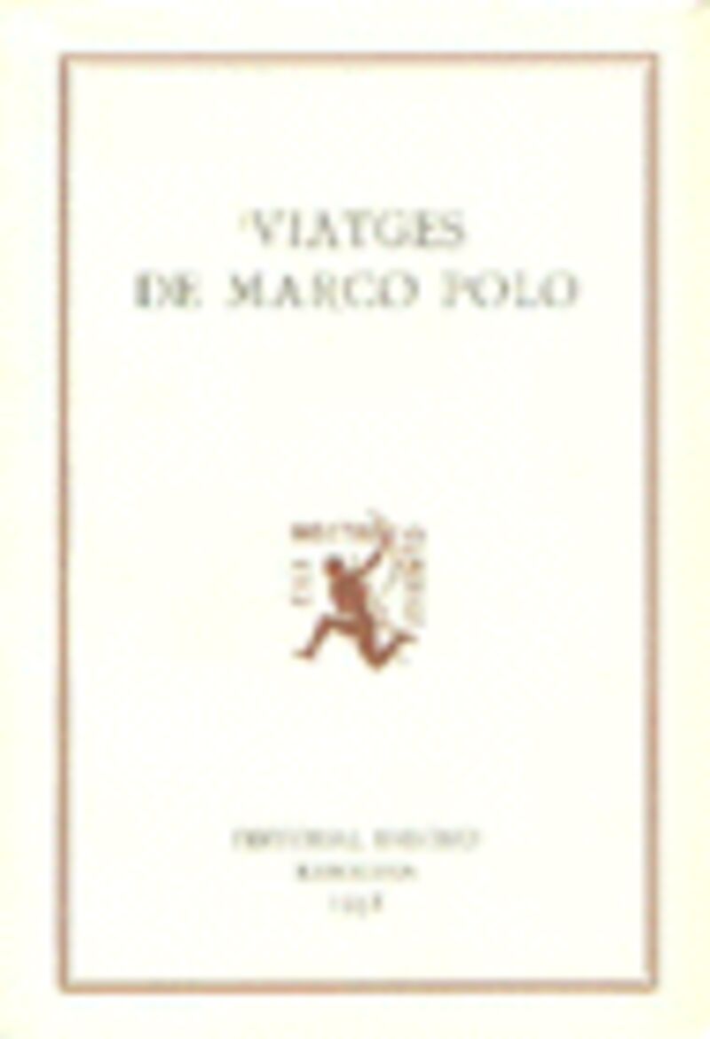 VIATGES DE MARCO POLO