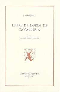 llibre de l'orde de cavalleria