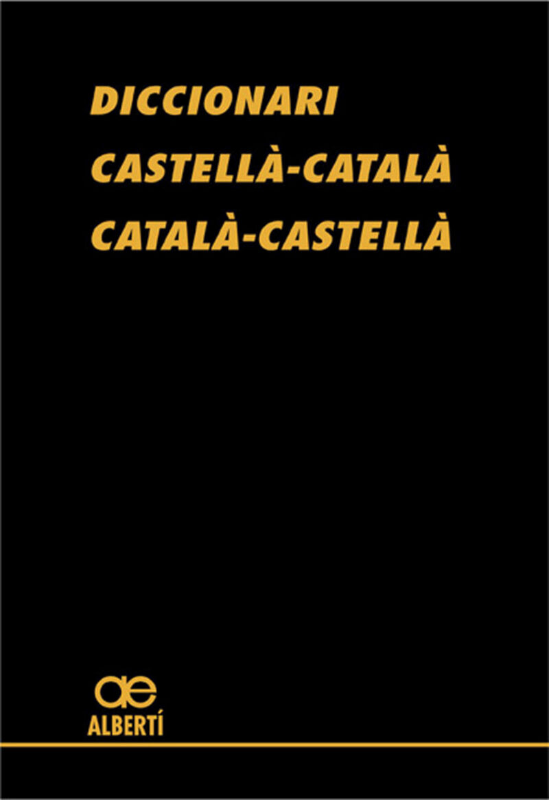 diccionari castella-catala / catala-castella. gran - Santiago Alberti