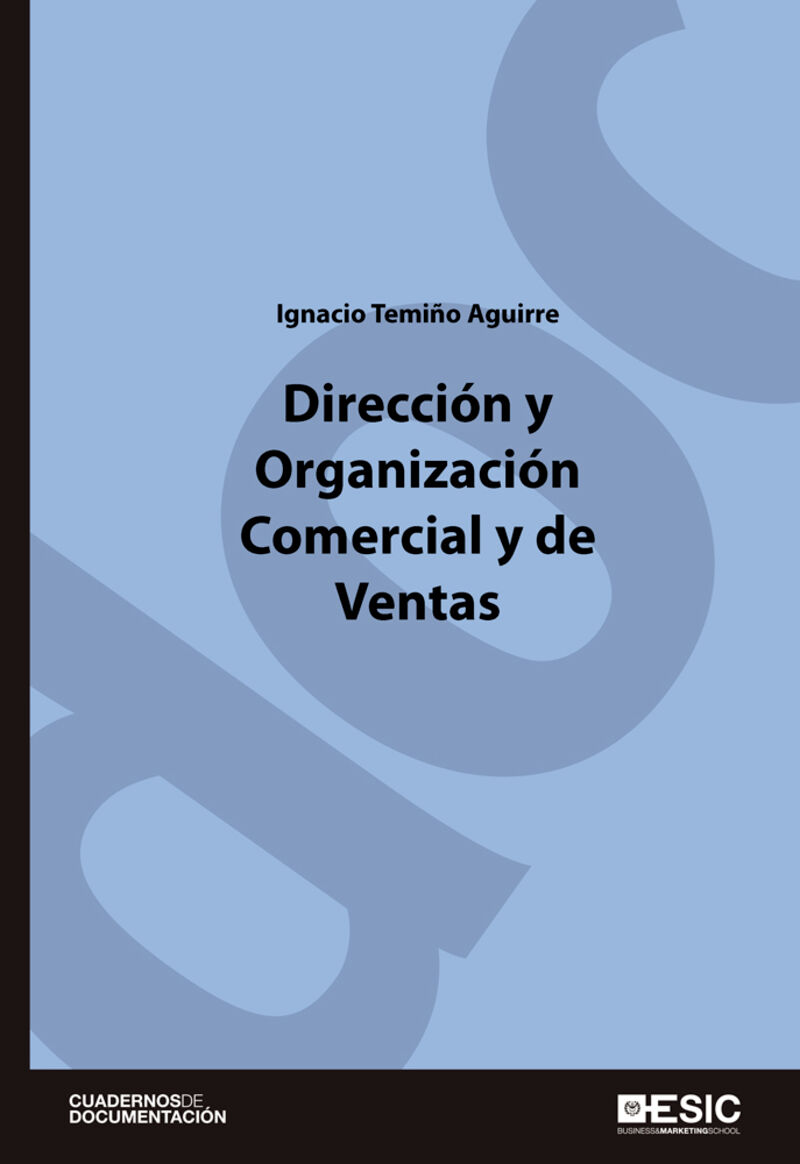 direccion y organizacion comercial y de ventas - Ignacio Temiño Aguirre