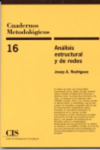 analisis estructural y de redes - Josep A. Rodriguez