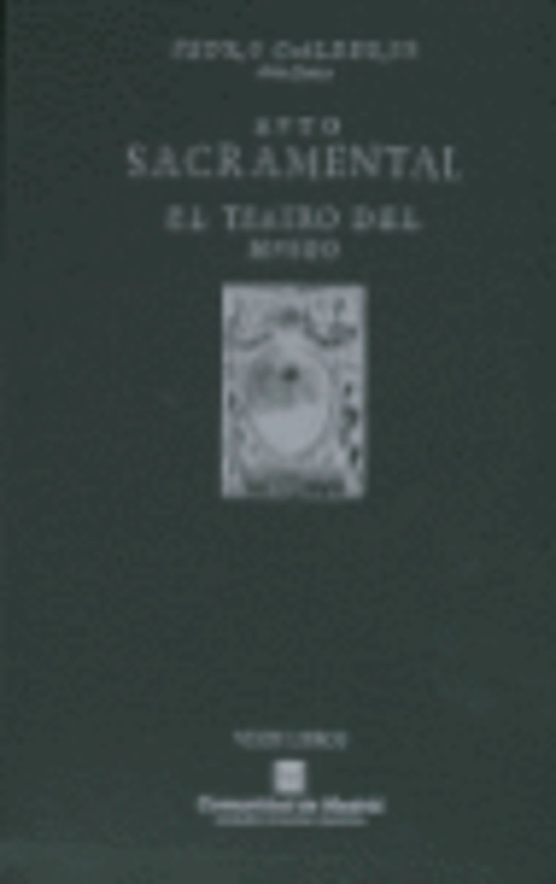 auto sacramental - el teatro del mundo (+cd) - Pedro Calderon De La Barca