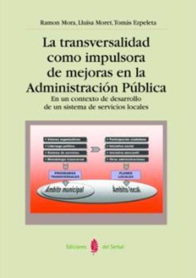 transversalidad como impulsora de mejoras en la administracion publi - Ramon Mora