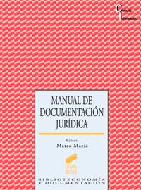 manual de documentacion juridica - Mateo Macia
