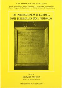 entidades etnicas de la meseta norte de hispania en epoca prerromana - J. M. Solana Sainz (coord. )
