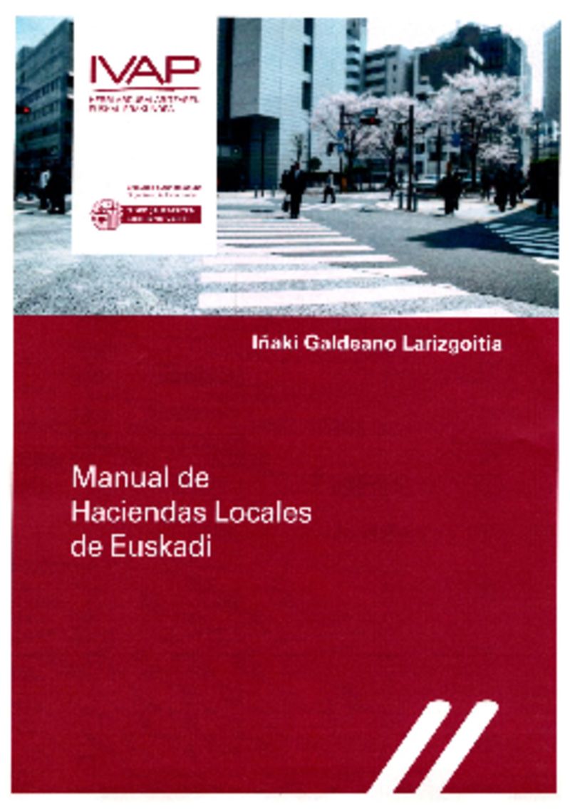 manual de haciendas locales de euskadi - Iñaki Galdeano Larizgoitia