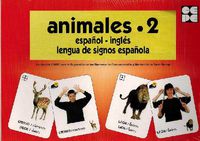 animales 2 - baraja español-ingles - lengua de signos española