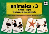 animales 3 - baraja español-ingles - lengua de signos española - Fundacion Cnse / Marisol De La Torre Bernal