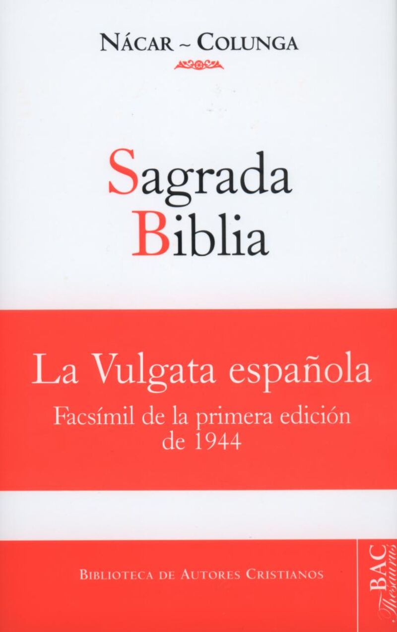 SAGRADA BIBLIA "FACSIMIL"