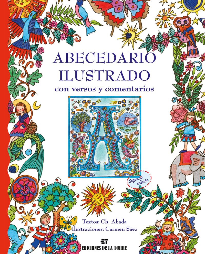 abecedario ilustrado con versos y comentarios - Cholo Abada / Carmen Saez (il. )