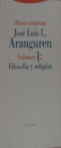 o. c. aranguren 1 - filosofia y religion - Jose Luis L. Aranguren