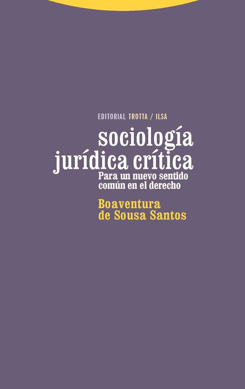 sociologia juridica critica - Boaventura De Sousa Santos