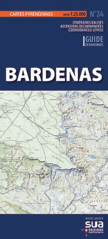 bardenas - cartes pyreneennes (1: 25000) - Miguel Angulo