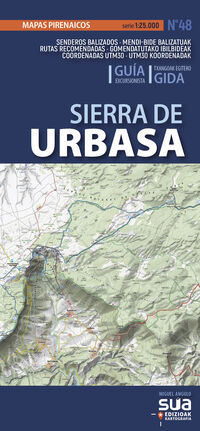 (2 ed) sierra de urbasa - mapas pirenaicos (1: 25000) - Miguel Angulo