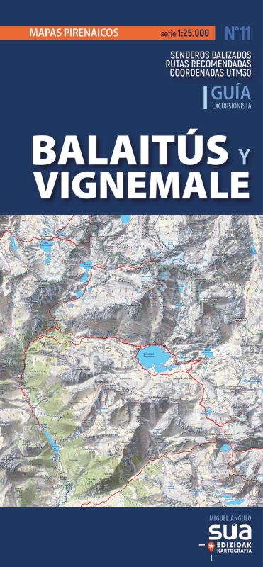 (2 ed) balaitus y vignemale - mapas pirenaicos (1: 25000) - Miguel Angulo