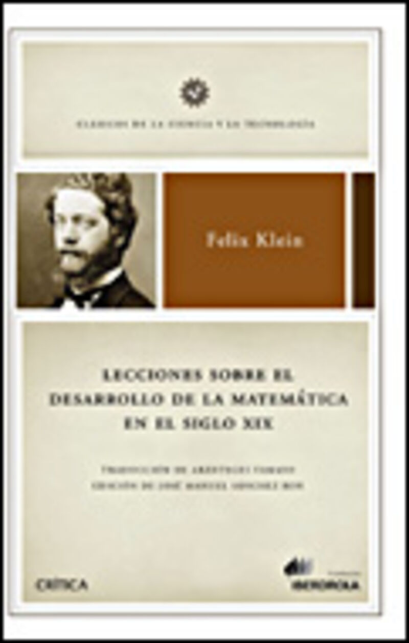 lecciones sobre el desarrollo de la matematica en el siglo xix - Felix Klein
