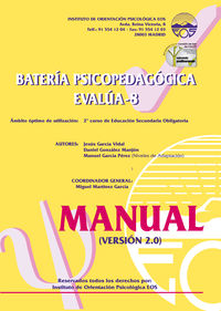 bateria psicopedagogica evalua 8 - manual (version 2.0)