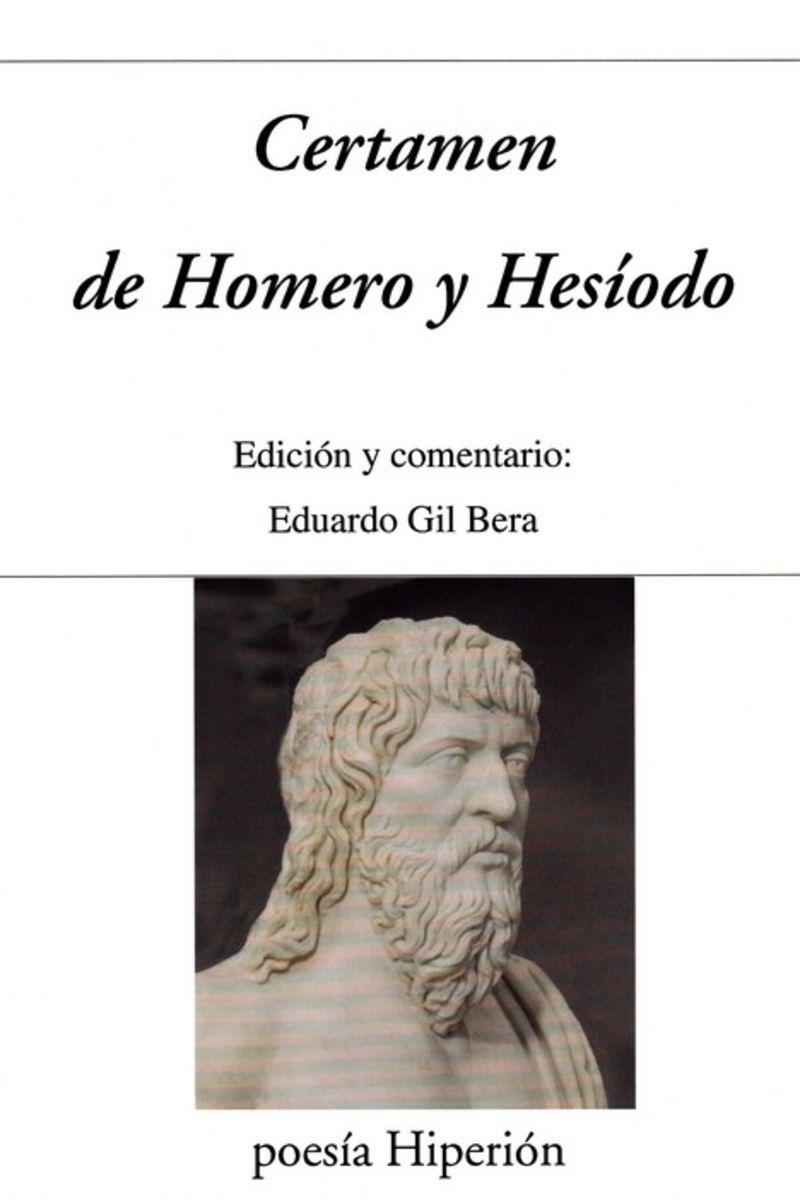 certamen de homero y hesiodo - Eduardo Gil Bera
