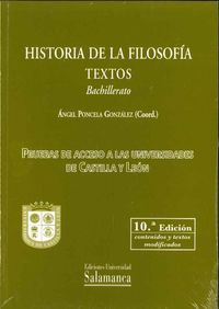 HISTORIA DE LA FILOSOFIA - PRUEBAS DE ACCESO (10ª ED)