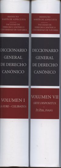 (7 vols. ) dicc. general de derecho canonico - obra completa
