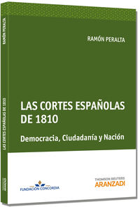 cortes españolas de 1810, las - democracia, ciudadania y nacion