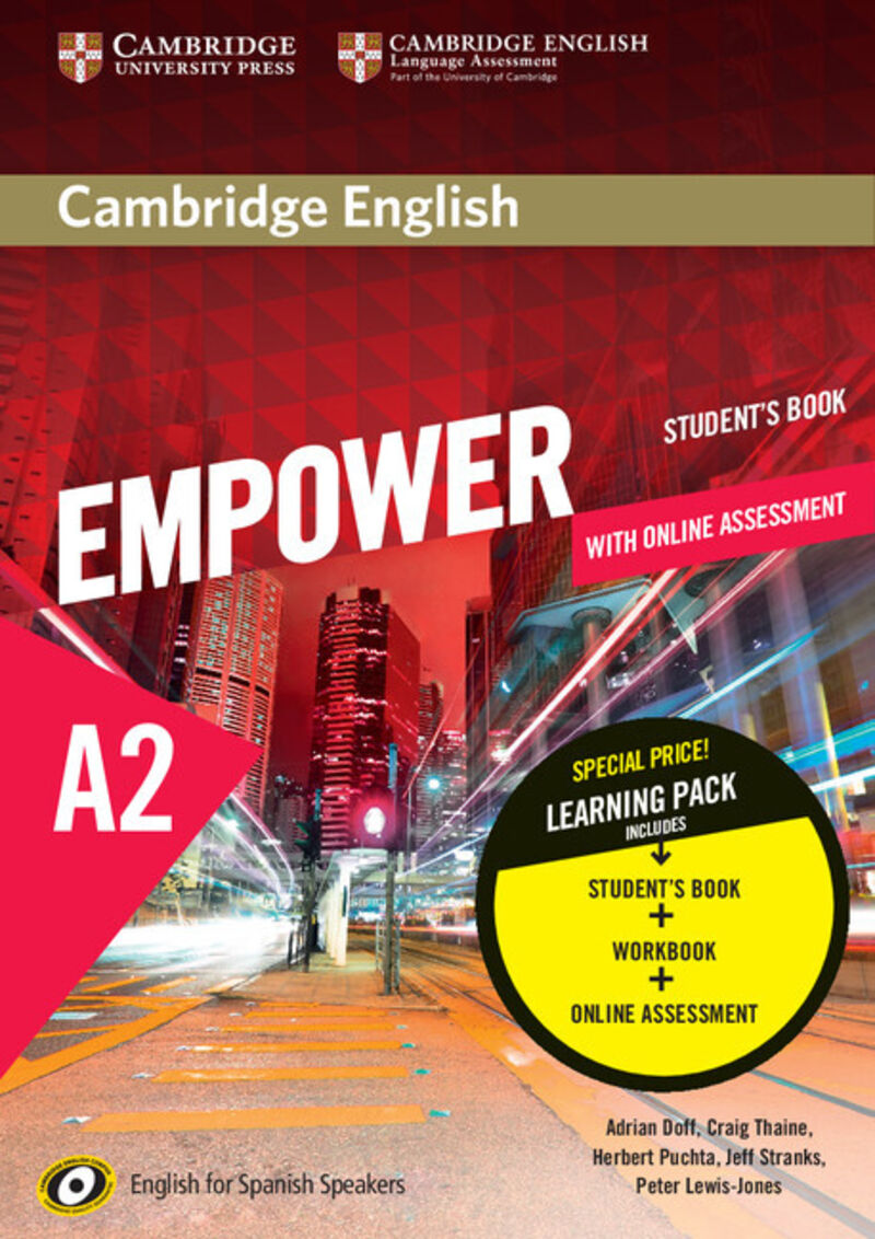 CAMB ENG EMPOWER FOR SPANISH SPEAK A2 LEARNING PACK