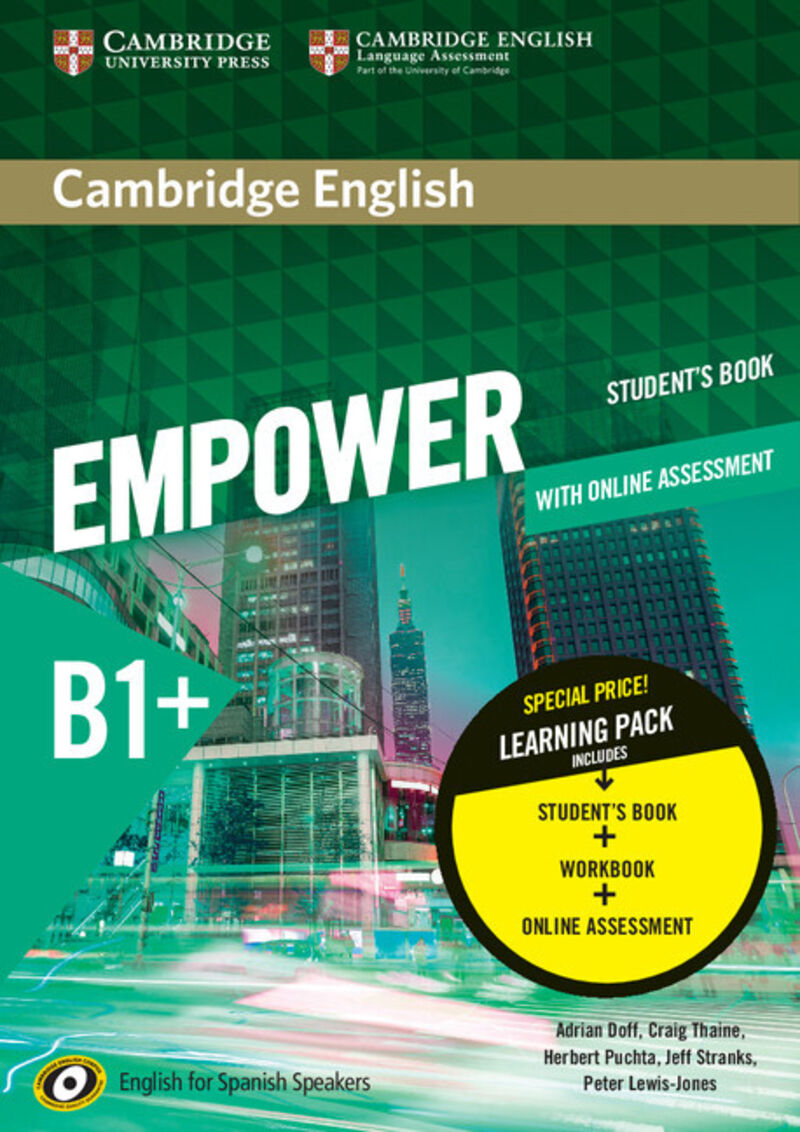 camb eng empower for spanish speak b1+ learning pack