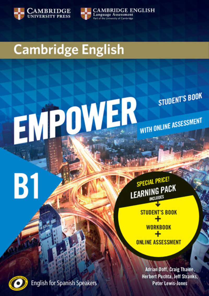 camb eng empower for spanish speak b1 learning pack