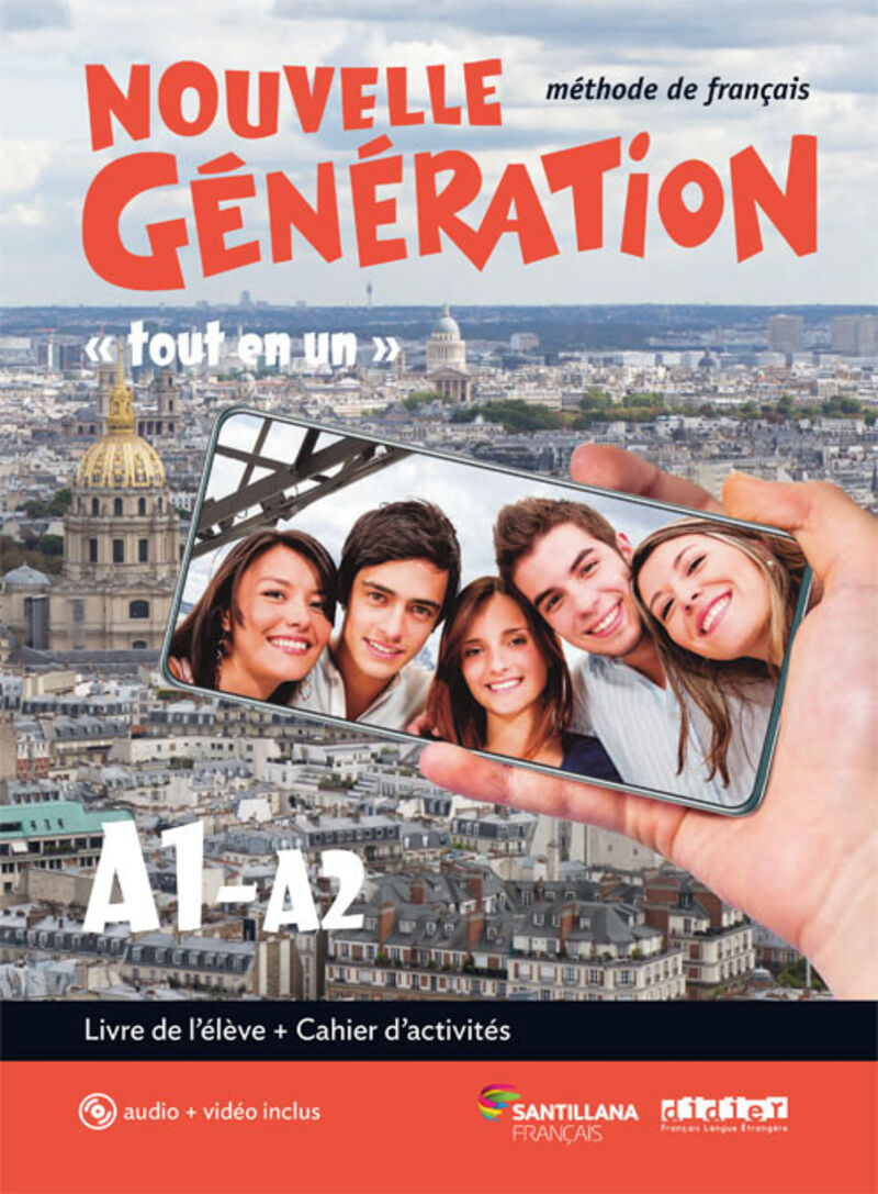 bach 1 - nouvelle generation a1 / a2 (+cahier) (+cd+dvd-rom)