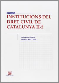 INSTITUCIONS DEL DRET CIVIL DE CATALUNYA II-2
