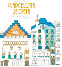 barcelona secreta - libro antiestres para colorear