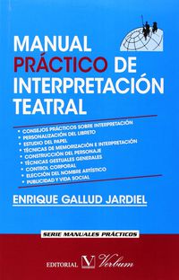 manual practico de interpretacion teatral - Enrique Gallud Jardiel