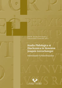 studia philologica et diachronica in honorem joaquin gorrochategi - indoeuropaea et palaeohispanica