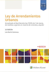 (3 ed) ley de arrendamientos urbanos - Luis Martin Contreras