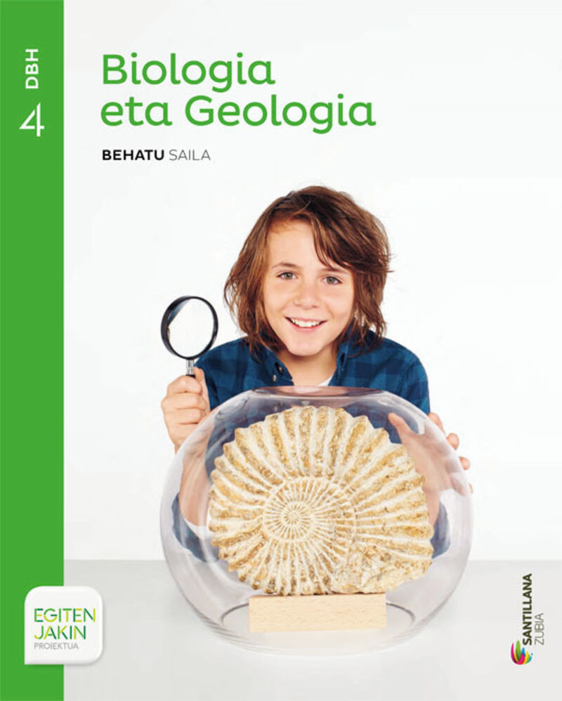 dbh 4 - biologia eta geologia (+laboratorio koad) - behatu - egiten jakin - Aa. Vv.