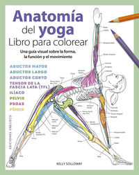 anatomia del yoga - libro para colorear