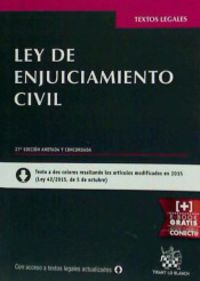 (27 ed) ley de enjuiciamiento civil - Juan Montero Aroca / Maria Pia Calderon Cuadrado