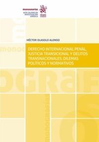 DERECHO INTERNACIONAL PENAL, JUSTICIA TRANSICIONAL Y DELITOS TRANSICIONALES - DILEMAS POLITICOS Y NORMATIVOS