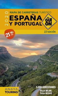 2020 - el guion - mapa de carreteras españa y portugal 1: 340.000