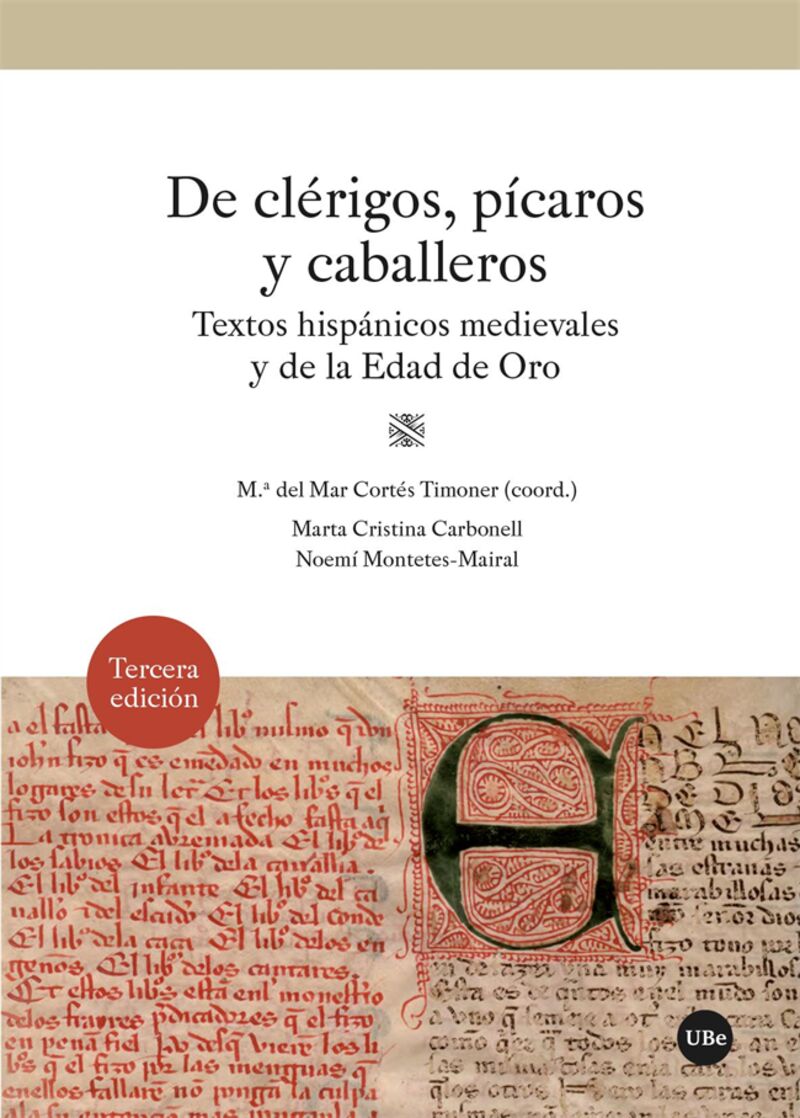 de clerigos, picaros y caballeros - Maria Del Mar Cortes Timoner (coord. )