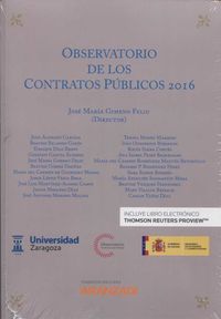 OBSERVATORIO DE LOS CONTRATOS PUBLICOS 2016 (DUO)