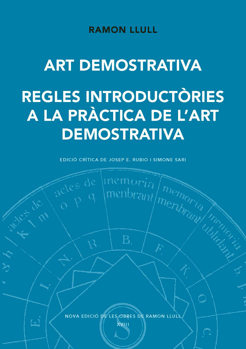 art demostrativa - regles introductories a la practica de l'art demostrativa - Ramon Llull