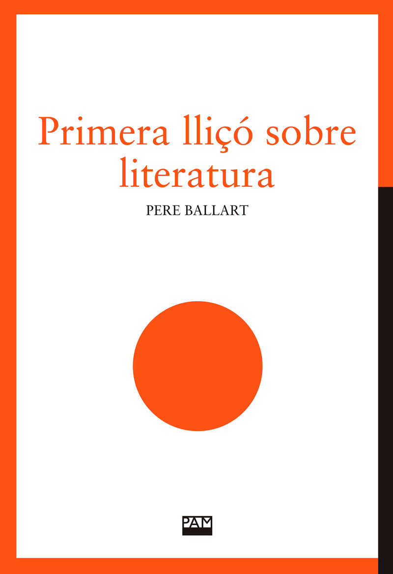 primera lliço sobre literatura - Pere Ballart