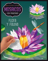 kaleidoscopio - mosaicos con pegatinas - flora y fauna