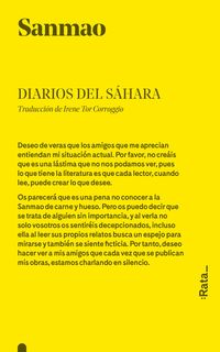 diarios del sahara - Sanmao