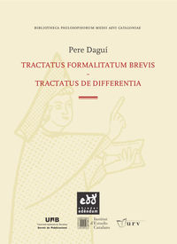 tractatus formalitatum brevis - tractatus de differentia
