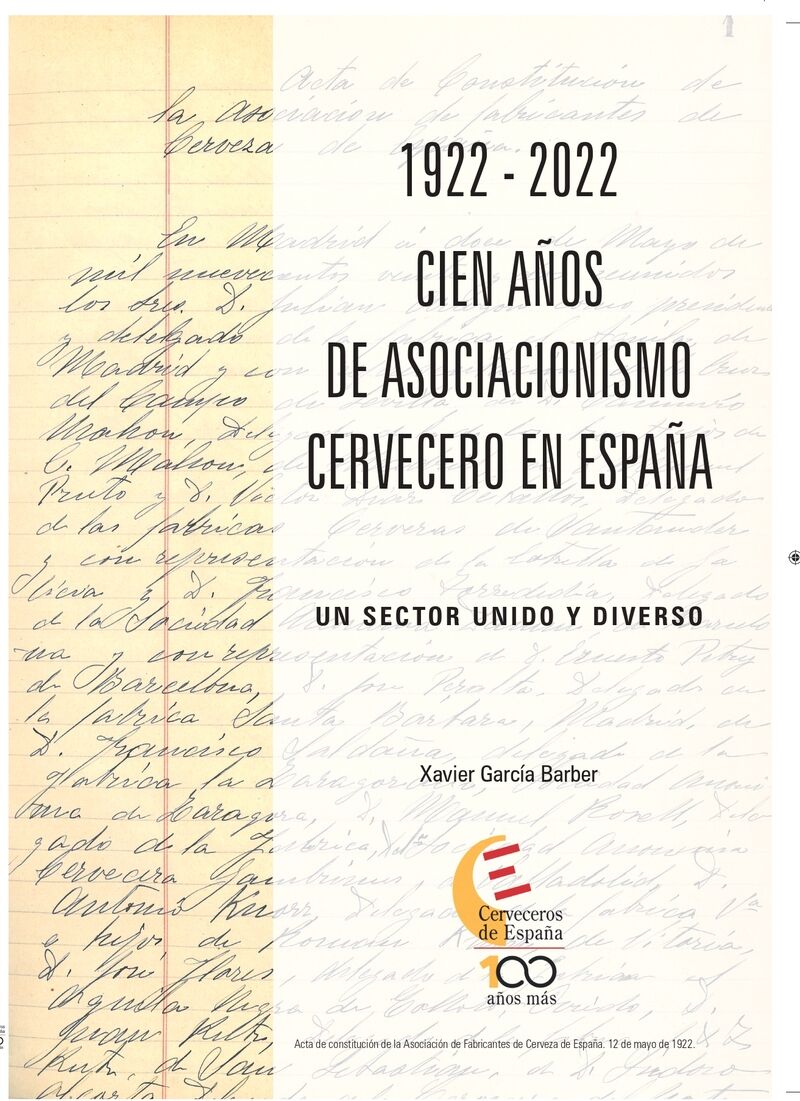 1922-2022 cien años de asociacionismo cervecero en españa - Xavier Garcia Barber