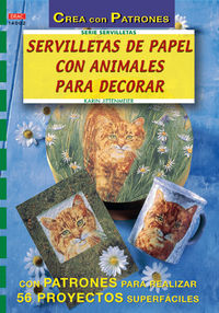 SERVILLETAS DE PAPEL CON ANIMALES PARA DECORAR