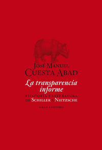 transparencia informe, la - filosofia y literatura de schiller a nietzsche - Jose Manuel Cuesta Abad