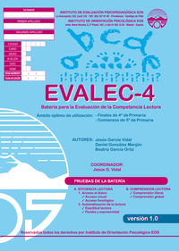 evalec 4 - bateria evaluacion competencia lectora - Jesus Garcia Vidal / Daniel Gonzalez Manjon / Beatriz Garcia Ortiz
